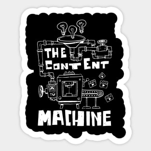 The Content Machine Sticker